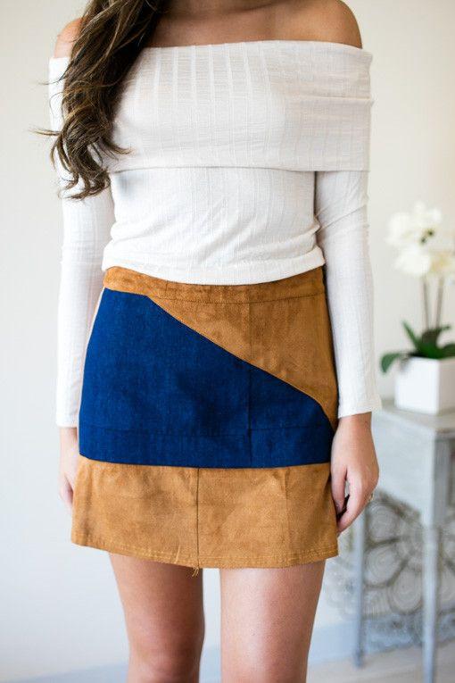 Corduroy skirts will be huge this fall!